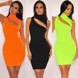 Sukienka mini neon   –   3 kolory