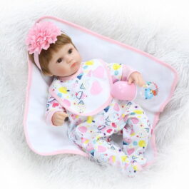 Realistyczna lalka niemowlak reborn 43 cm