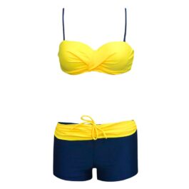 Bikini z szortami Yellow