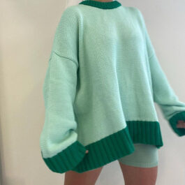 Oversizowy sweter Green