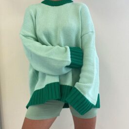 Oversizowy sweter Green